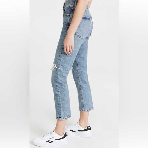 Agolde Riley High Rise Straight Leg Jean - Picture 2 of 8